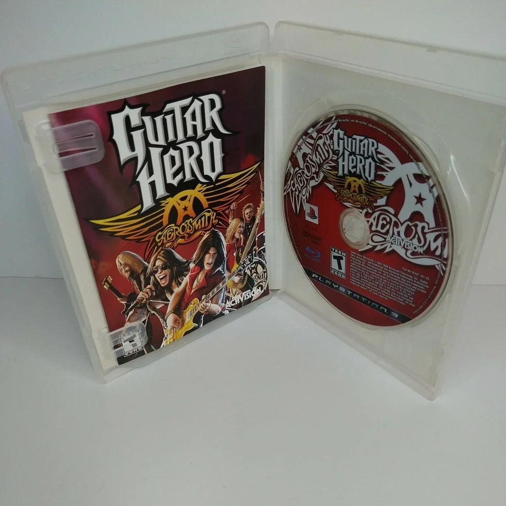 Guitar Hero Aerosmith Video Game Sony PlayStation 3 2008 PS3